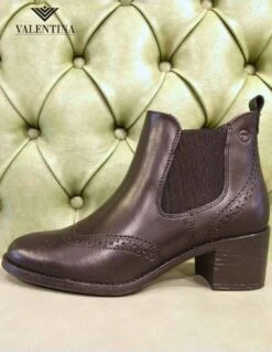 Tamaris Stivaletti Da Donna Neri In Pelle Con Tacco