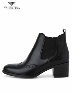 Tamaris Stivaletti Da Donna Neri In Pelle Con Tacco -Stile pelletteria stivaletti da donna neri in pelle con tacco 6