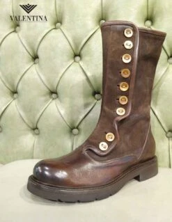 Stile pelletteria -Stile pelletteria stivaletti marroni invernali da donna 1