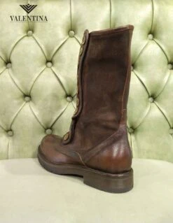 Stivaletti Marroni Invernali Da Donna -Stile pelletteria stivaletti marroni invernali da donna 2