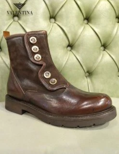 Stivaletti Marroni Invernali Da Donna -Stile pelletteria stivaletti marroni invernali da donna 5