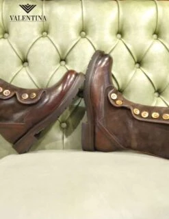 Stivaletti Marroni Invernali Da Donna -Stile pelletteria stivaletti marroni invernali da donna 8