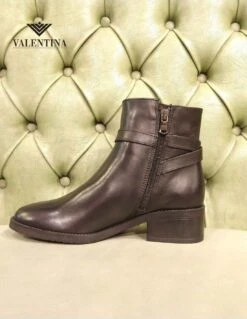 Stivaletti Neri Con Tacco Largo -Stile pelletteria stivaletti neri con tacco largo 3