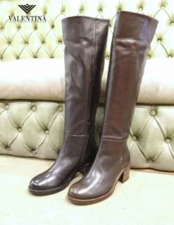 Stivali Al Ginocchio, Da Donna -Stile pelletteria stivali al ginocchio da donna 8