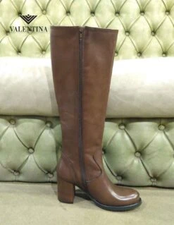 Stivali Alti Con Tacco, Made In Italy -Stile pelletteria stivali alti con tacco 3