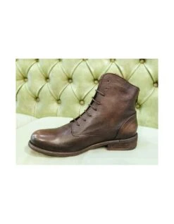 Felmini Stivali Anfibi Da Donna Bassi Neri O Marroni -Stile pelletteria stivali anfibi donna bassi 9