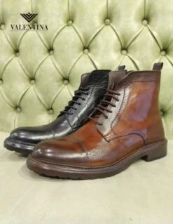 Stivali Bassi Da Uomo Made In Italy -Stile pelletteria stivali bassi da uomo 8