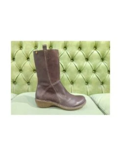 Stivali Bassi In Pelle