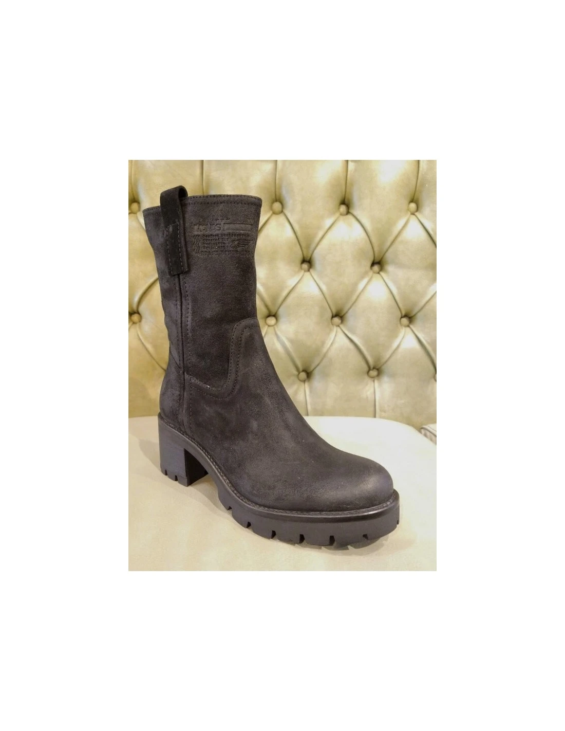 Stivali Biker Da Donna, Con Tacco. Manas 6 Stivali Biker Da Donna, Con Tacco. Manas - immagine 4