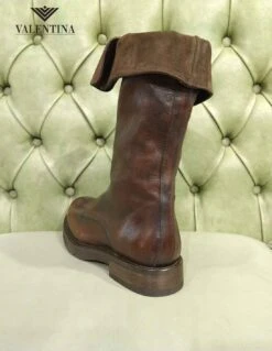 Stivali Con Risvolto Bassi, Moda Donna 2024 -Stile pelletteria stivali con risvolto bassi 2