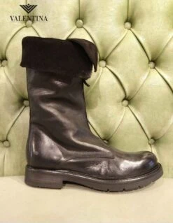 Stivali Con Risvolto Bassi, Moda Donna 2024 -Stile pelletteria stivali con risvolto bassi 4