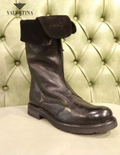 Stivali Con Risvolto Bassi, Moda Donna 2024 -Stile pelletteria stivali con risvolto bassi 5