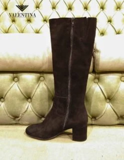 Stivali In Camoscio Nero, Alti 8 Stivali In Camoscio Nero, Alti -Stile pelletteria stivali in camoscio nero alti 2