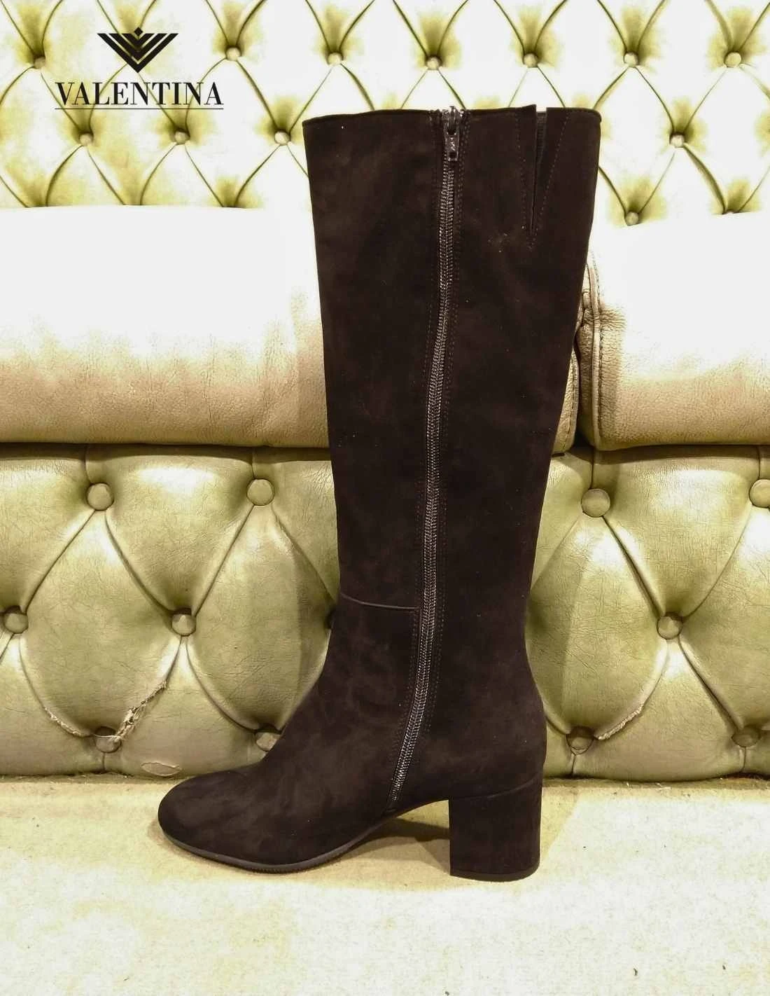 Stivali In Camoscio Nero, Alti 5 Stivali In Camoscio Nero, Alti - immagine 3