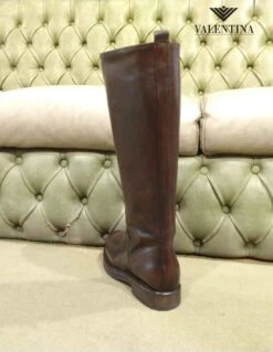 Stivali In Pelle Da Donna, Alti E Con Tacco Basso 8 Stivali In Pelle Da Donna, Alti E Con Tacco Basso -Stile pelletteria stivali in pelle da donna 2