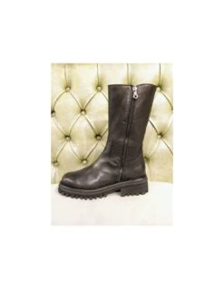 Stivali Metà Polpaccio, Neri 9 Stivali Metà Polpaccio, Neri -Stile pelletteria stivali meta polpaccio 2