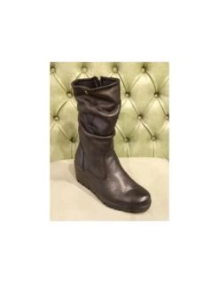 Stile pelletteria -Stile pelletteria stivali morbidi con zeppa 1