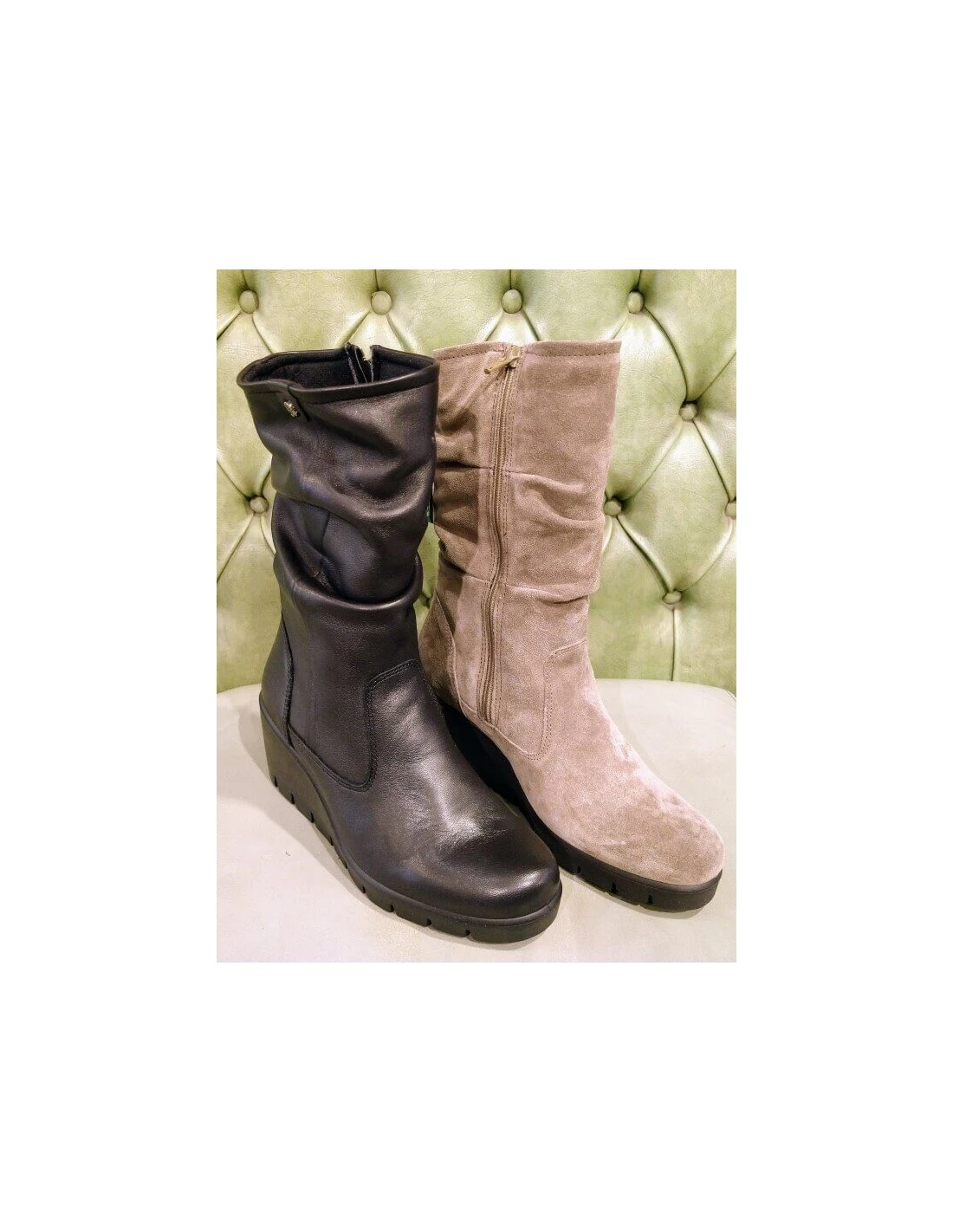 Stivali Morbidi Con Zeppa 7 Stivali Morbidi Con Zeppa - immagine 5