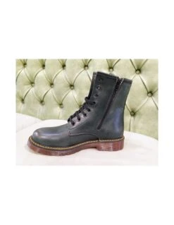 Stivali Verdi Anfibi Da Donna -Stile pelletteria stivali verdi anfibi da donna 3