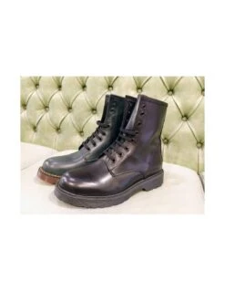 Stivali Verdi Anfibi Da Donna -Stile pelletteria stivali verdi anfibi da donna 5