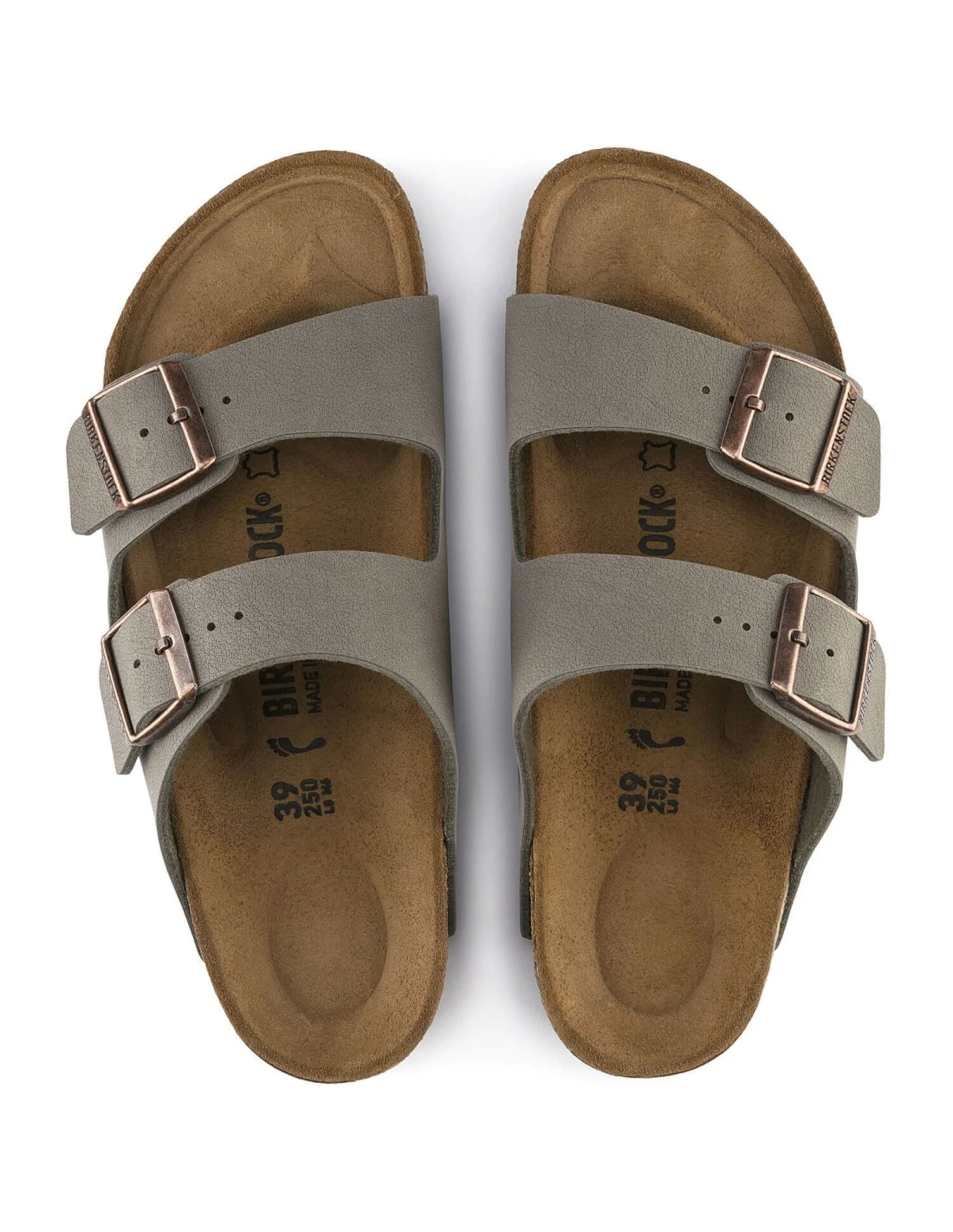 Birkenstock Arizona Stone Birko Flor Nubuck 4 Birkenstock Arizona Stone Birko Flor Nubuck - immagine 2
