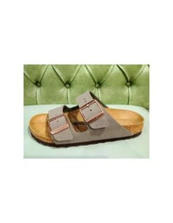 Birkenstock Arizona Stone Birko Flor Nubuck 10 Birkenstock Arizona Stone Birko Flor Nubuck -Stile pelletteria stone 151213 2