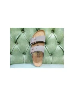 Birkenstock Arizona Stone Birko Flor Nubuck