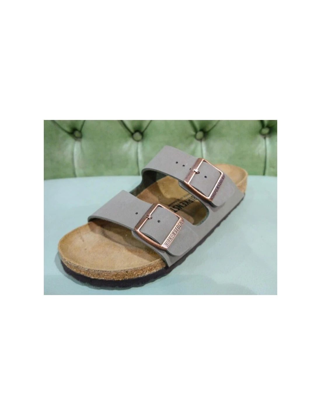 Birkenstock Arizona Stone Birko Flor Nubuck 7 Birkenstock Arizona Stone Birko Flor Nubuck - immagine 5
