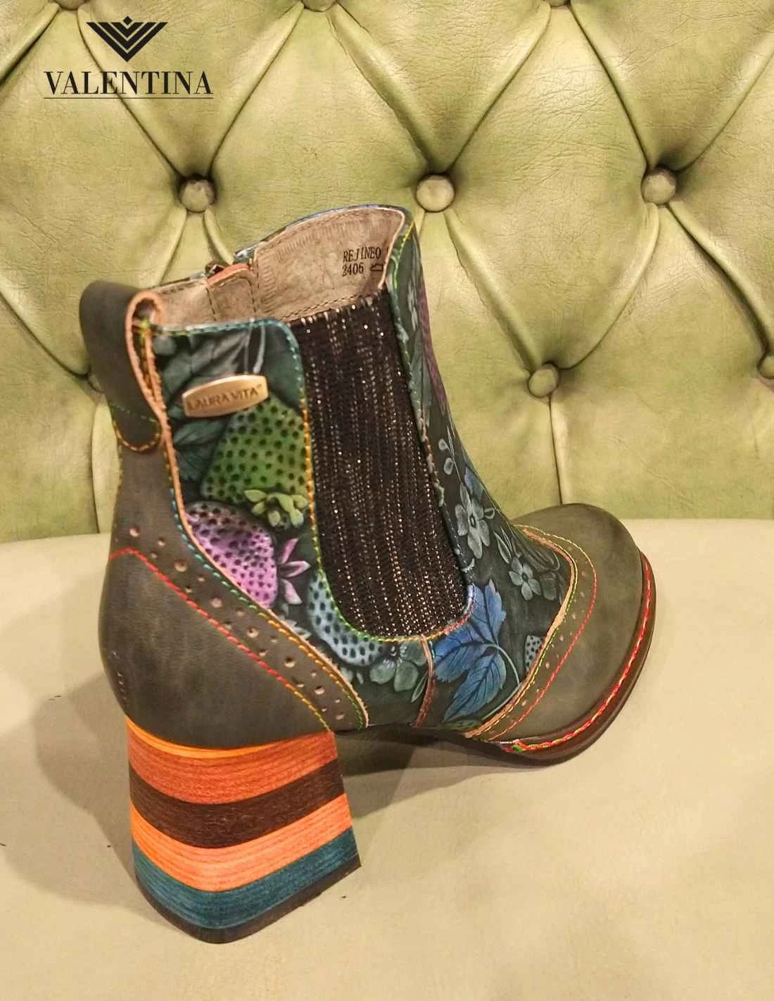 Laura Vita Tronchetti Con Tacco Colorato, Moda Donna 2024 5 Laura Vita Tronchetti Con Tacco Colorato, Moda Donna 2024 - immagine 3