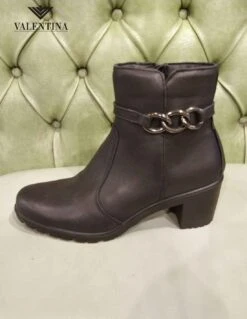 Tronchetti Neri In Pelle