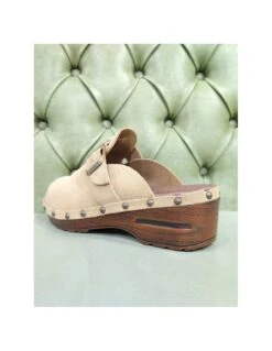 Zoccoli Moda Donna Effetto Legno 10 Zoccoli Moda Donna Effetto Legno -Stile pelletteria zoccoli moda donna effetto legno 3